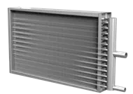 non freeze steam distributing coils